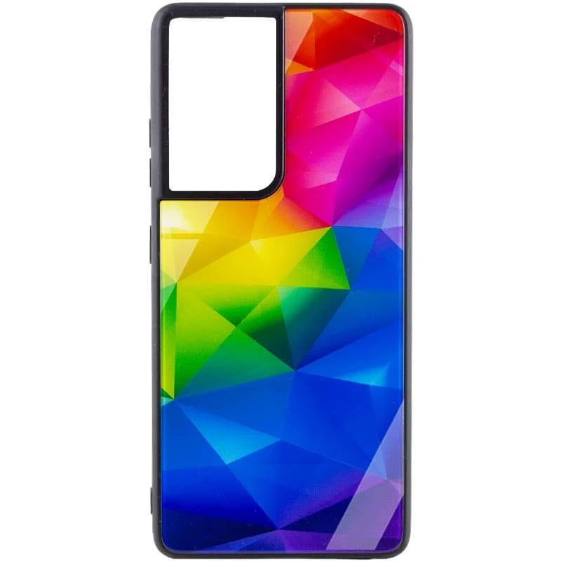 

Стеклянный чехол Diversity для Samsung Galaxy S21 Ultra (Rainbow)