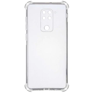 Ультратонкий силиконовый чехол GETMAN с крытыми бортами для Xiaomi Redmi Note 9 / Redmi 10X фото 1 из 3