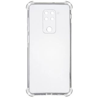 Ультратонкий силіконовий чохол GETMAN з критими бортами та камерою для Xiaomi Redmi Note 9 / Redmi 10X фото 1 з 3