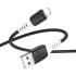 Дата кабель Hoco X82 Silicone USB to Lightning 2.4A (1m) – Black. Фото 4 з 5