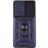 Ударопрочный чехол Serge Ring с защитой камеры для Xiaomi Redmi Note 10 Pro – Синий. Фото 3 из 7