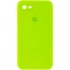 Чохол Silicone Case Square з захистом камери на Apple iPhone 7 / 8 (4.7") – Салатовий / Neon green. Фото 1 з 3