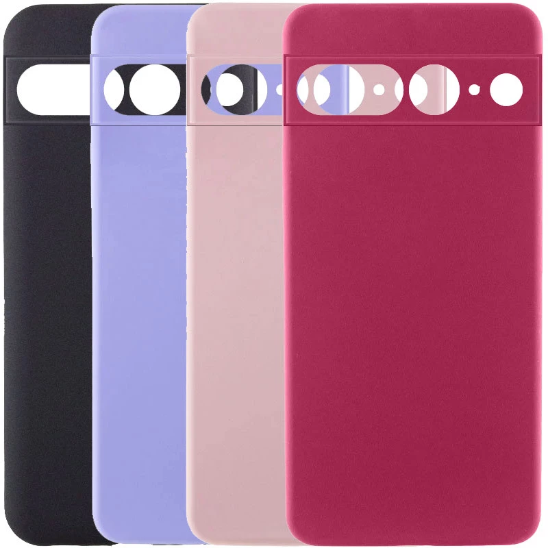 Кольоровий силіконовий чохол GETMAN із закритою камерою для Google Pixel 7 Pro фото 2 з 2