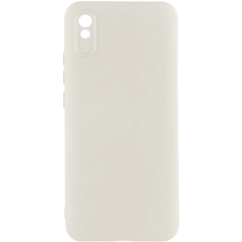 Чехол Silicone Case Lakshmi Premium з закритою камерою на Xiaomi Redmi 9A – Белый / White. Фото 1 из 1