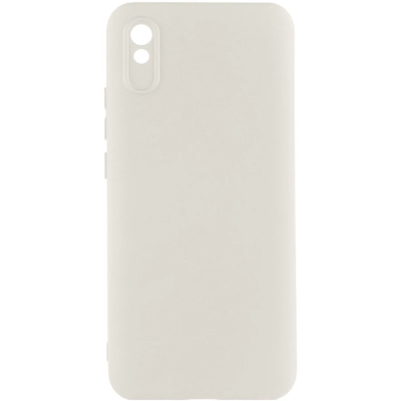 Чохол Silicone Case Lakshmi Premium з закритою камерою на Xiaomi Redmi 9A – Білий / White. Фото 1 з 1
