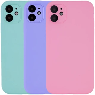 Чохол з захистом камери Silicone Case для Apple iPhone 12 (6.1") фото 1 з 3