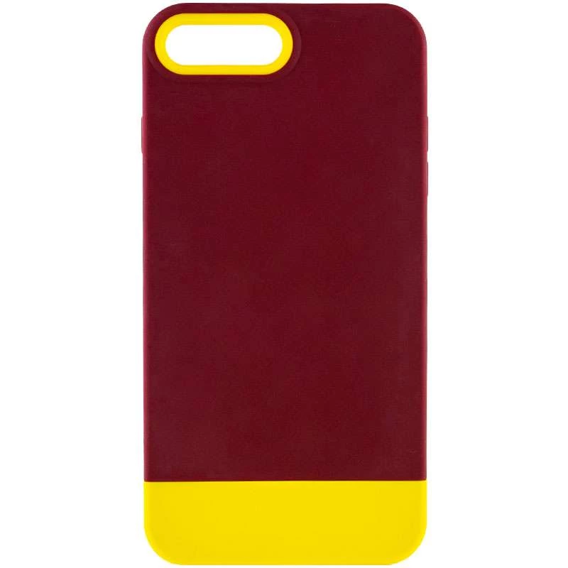 

Двоколірний чохол Bichromatic на Apple iPhone 7 plus / 8 plus (Brown burgundy / Yellow)