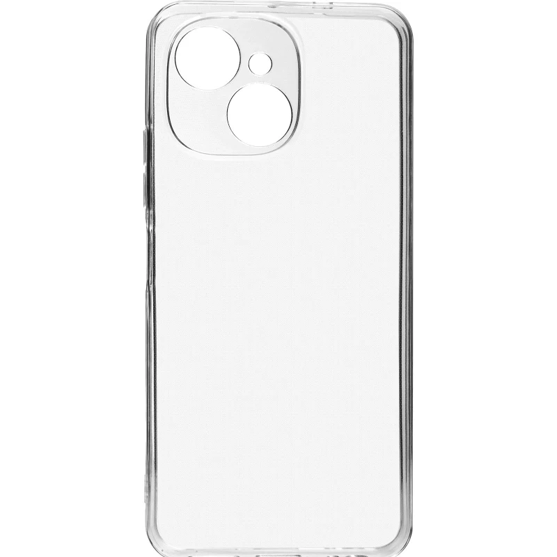 Ультратонкий силіконовий чохол 1,5 мм з захистом камери на TECNO Spark 40C – Безбарвний (прозорий). Фото 1 з 2