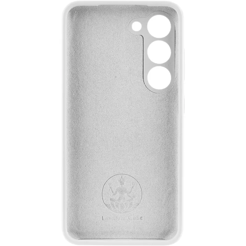Чохол Silicone Case Lakshmi Premium із закритою камерою для Samsung Galaxy S23 – Білий / White. Фото 4 з 4
