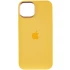 Чехол Silicone Case с металлическими кнопками для Apple iPhone 13 (6.1") – Желтый / Sunglow. Фото 3 из 9