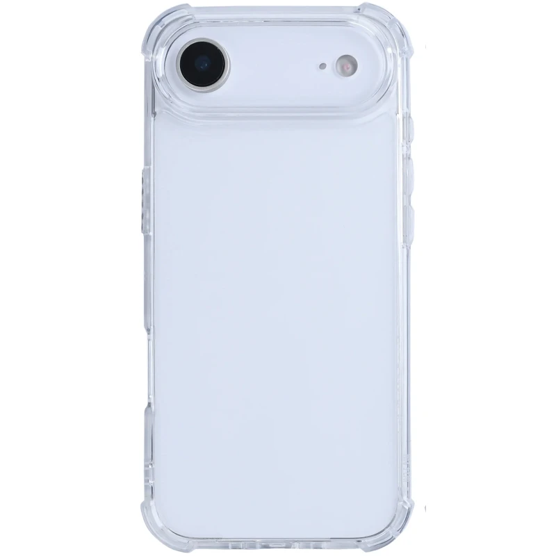 Силіконовий чохол з критими бортами на Apple iPhone 17 Air (6.5") – Безбарвний (прозорий). Фото 4 з 4