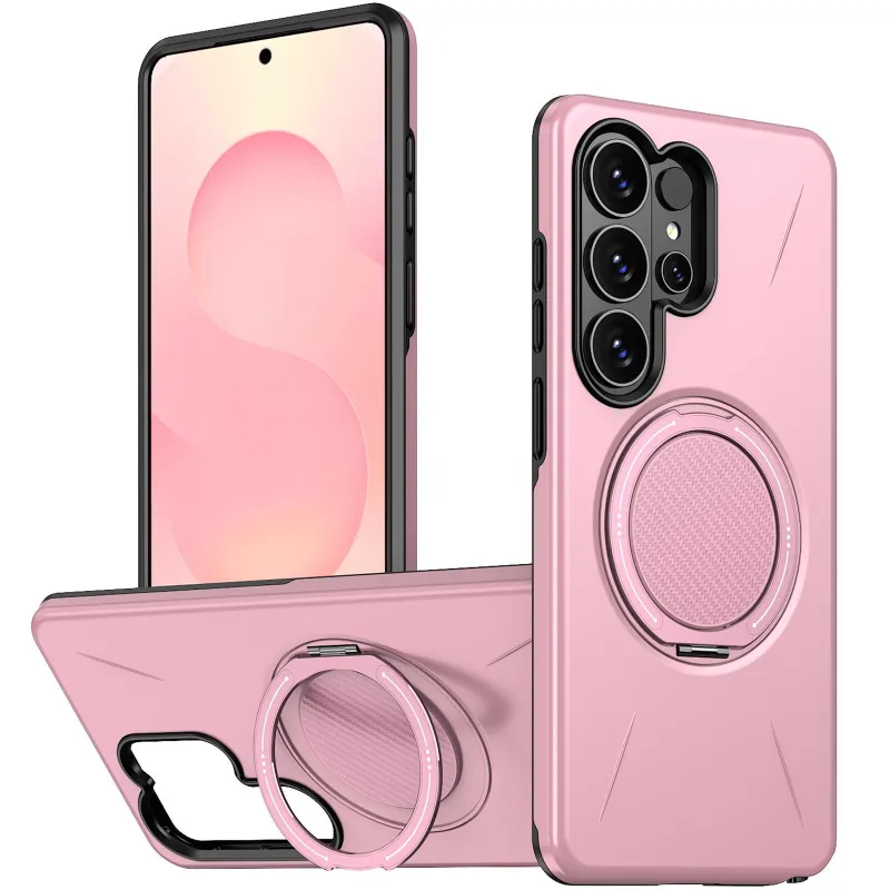 TPU+PC чохол Kalebol Magnetic Case для Samsung Galaxy S26 Ultra – Pink. Фото 2 з 3