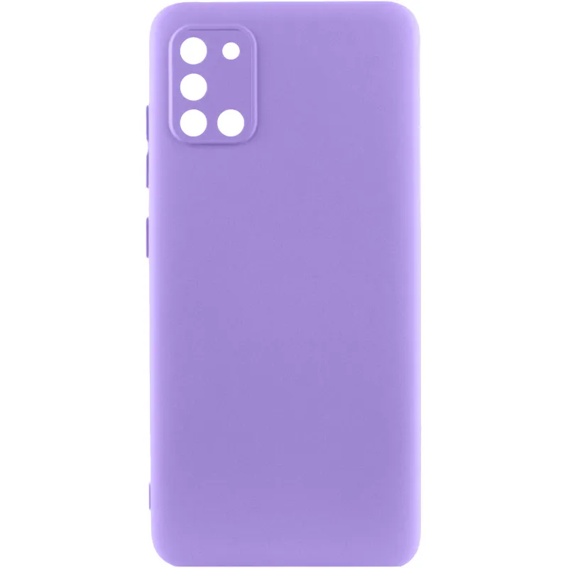 Чохол Silicone Cover Ummi Lakshmi Full Camera (AA) для Samsung Galaxy A21s – Бузковий / Dasheen. Фото 1 з 1