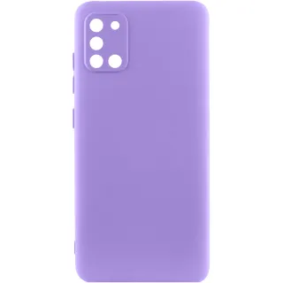 Чохол Silicone Cover Ummi Lakshmi Full Camera (AA) для Samsung Galaxy A21s — Бузковий / Dasheen