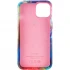 Кольоровий шкіряний чохол на Apple iPhone 11 (6.1") – Pink / Blue. Фото 6 з 8