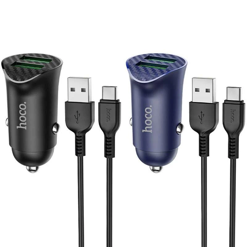 

АЗП Hoco Z39 QC3.0 (2USB) + Type-C