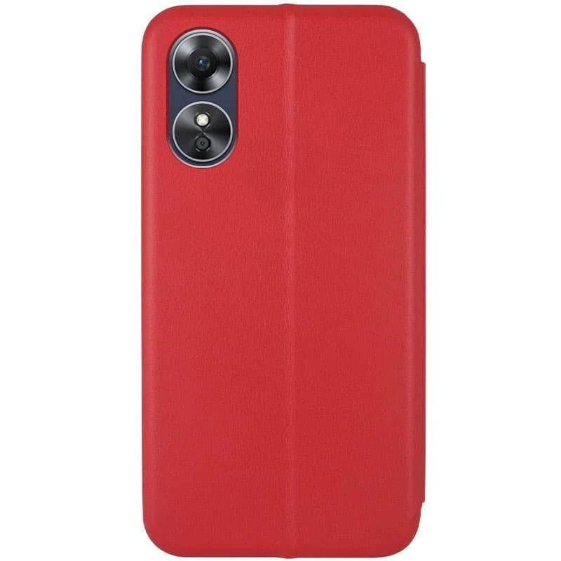 Чехол-книжка классический для Oppo A17 – Красный. Фото 3 из 4