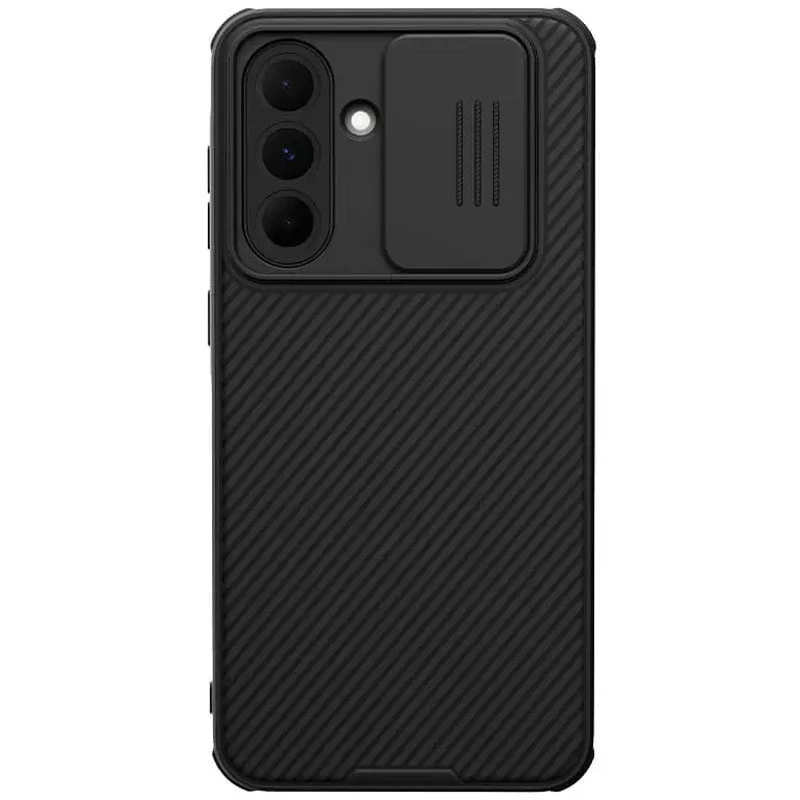 Карбована накладка Nillkin Pro зі шторкою для камери на Samsung Galaxy A56 5G – Black. Фото 2 з 6