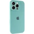 Чохол Silicone Case з захистом камери на Apple iPhone 16 Pro – Бірюзовий / Marine Green. Фото 2 з 6