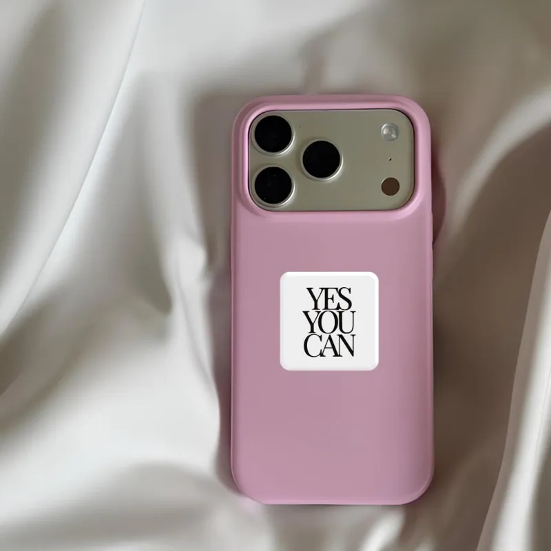 Стікер 3D до 5см Motivation color Collection – Yes you can. Фото 2 з 3
