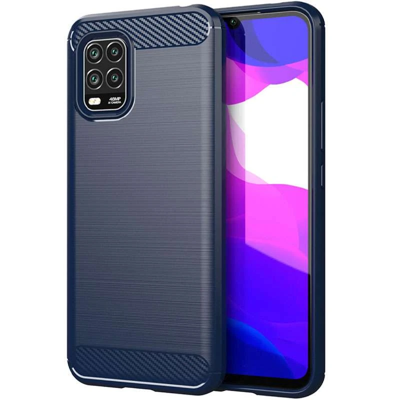

Тонкий силиконовый чехол Slim для Xiaomi Mi 10 Lite (Синий), Синій
