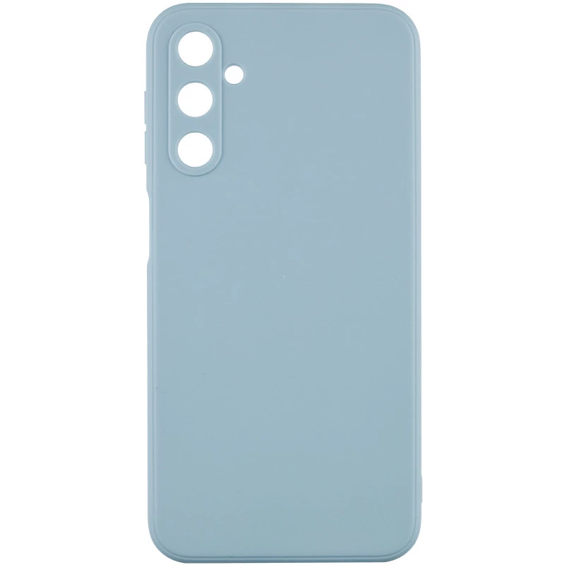 Кольоровий силіконовий чохол із захистом камери на Samsung Galaxy A24 4G – Сірий / Smoky Gray. Фото 3 з 9