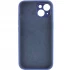 Чохол Silicone Case з захистом камери на Apple iPhone 13 (6.1") – Синій / Deep navy. Фото 2 з 4