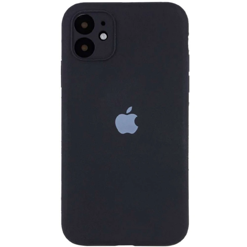 

Чохол Silicone Case з захистом камери на Apple iPhone 12 (6.1") (Чорний / Black)
