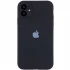 Чохол Silicone Case з захистом камери на Apple iPhone 12 (6.1") – Чорний / Black. Фото 1 з 2