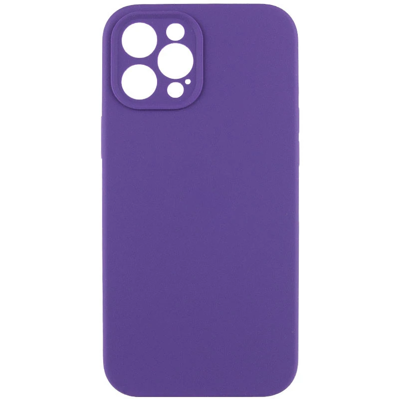 Чехол с защитой камеры Silicone Case для Apple iPhone 16 Plus – Фиолетовый / Amethyst. Фото 1 из 3