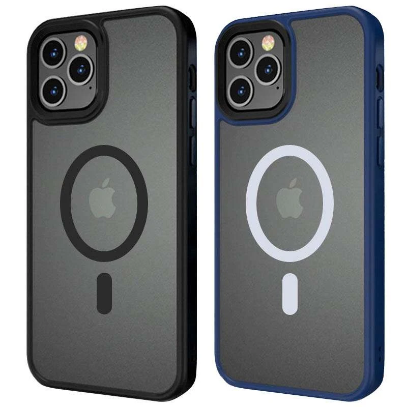 

TPU+PC з металевими кнопками та MagSafe на Apple iPhone 12 Pro Max (6.7")
