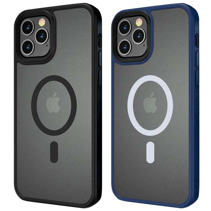 TPU+PC чохол Metal Buttons with Magnetic Fit для Apple iPhone 12 Pro Max (6.7") фото 1 з 1