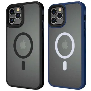 TPU+PC чехол Metal Buttons with Magnetic Fit для Apple iPhone 12 Pro Max (6.7")