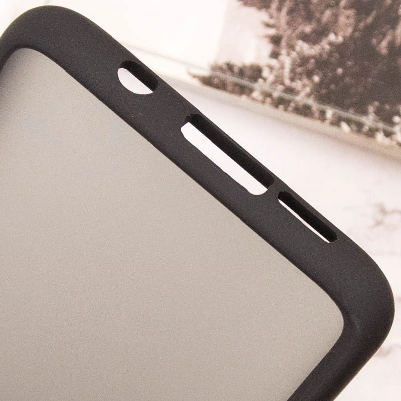 Чехол TPU+PC Lyon Frosted на Xiaomi Redmi Note 8 Pro – Black. Фото 7 из 7