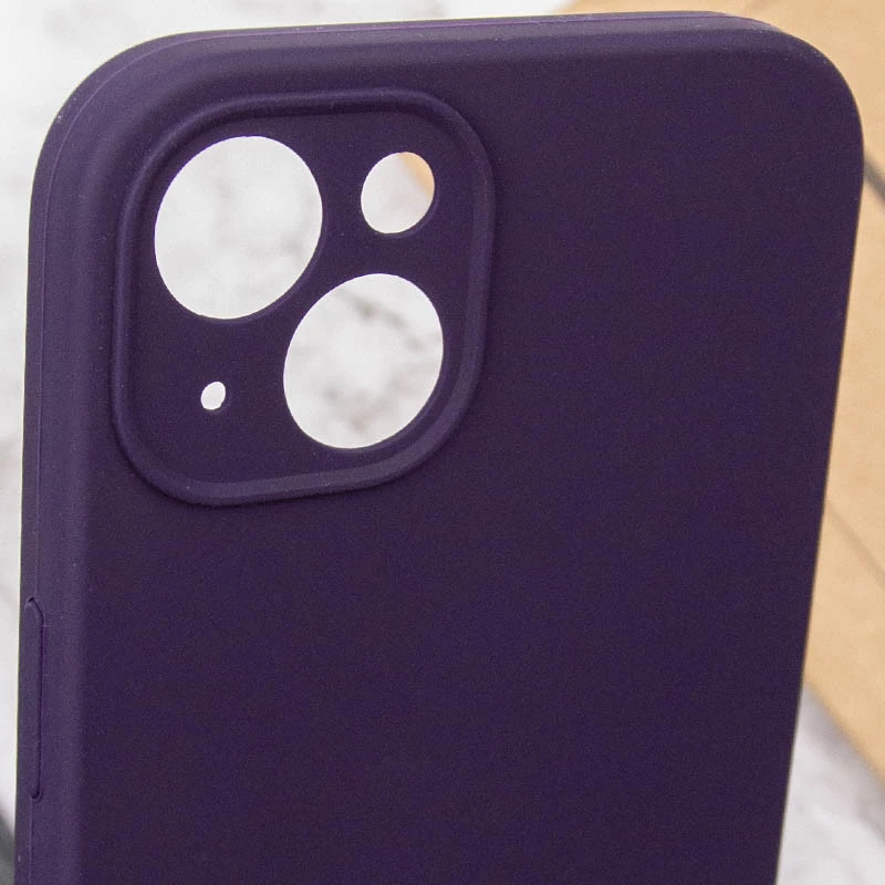 Чохол Silk Full Camera Protective (AA) NO LOGO для Apple iPhone 14 (6.1") – Фіолетовий / Elderberry. Фото 5 з 6