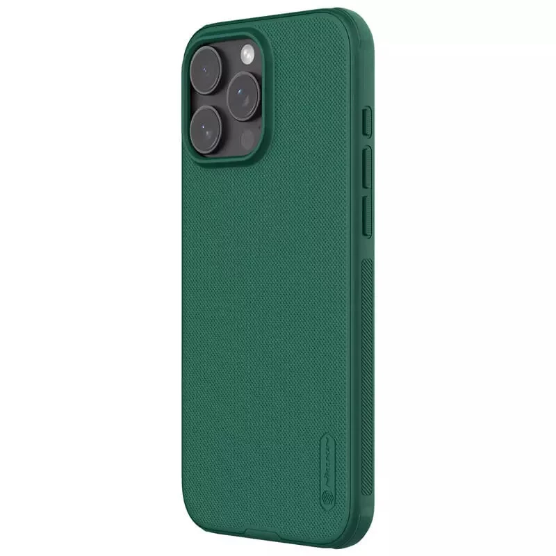 Пластиковая накладка Nillkin Pro для Apple iPhone 16 Pro Max – Зеленый / Deep Green. Фото 3 из 7
