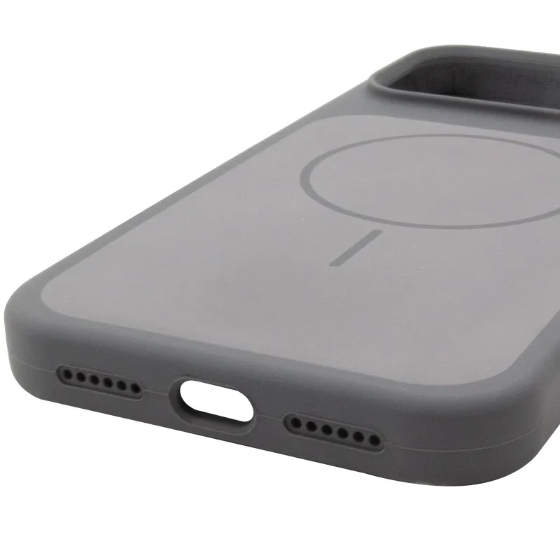Чохол Silk Duo Color (AA) NO LOGO with Magnetic Fit для Apple iPhone 18 Pro Max – Gray. Фото 5 з 5