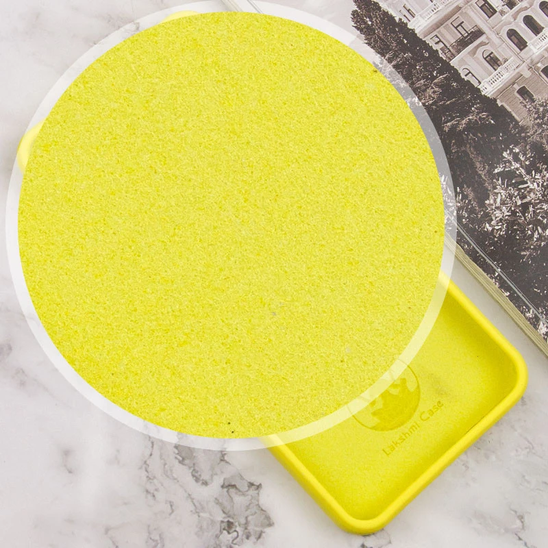Чохол Silicone Case Lakshmi Premium із закритою камерою для Xiaomi Redmi 13C – Жовтий / Yellow. Фото 9 з 15