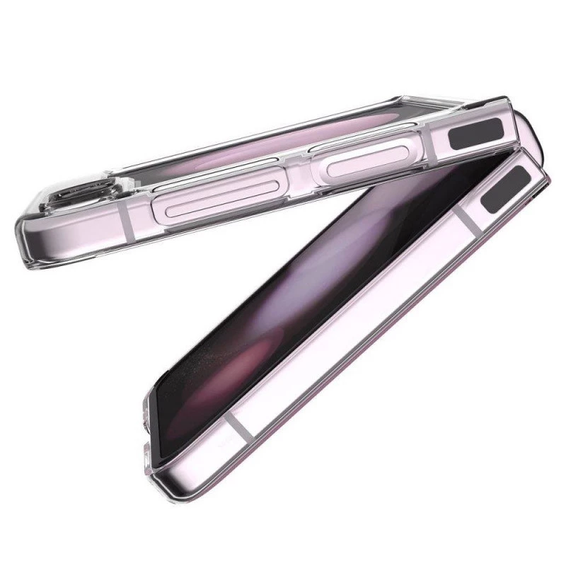 Чохол SGP Ultra Hybrid для Samsung Galaxy Z Flip6 – Прозорий. Фото 3 з 7