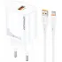 МЗП Amaya E60S QC3.0 18W (1USB-A) – White. Фото 1 з 4