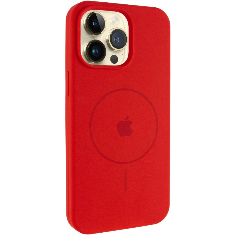 Чохол Silicone Case Full Protective (AA) V2 with MagSafe для Apple iPhone 12 Pro (6.1") – Червоний / Red. Фото 2 з 6