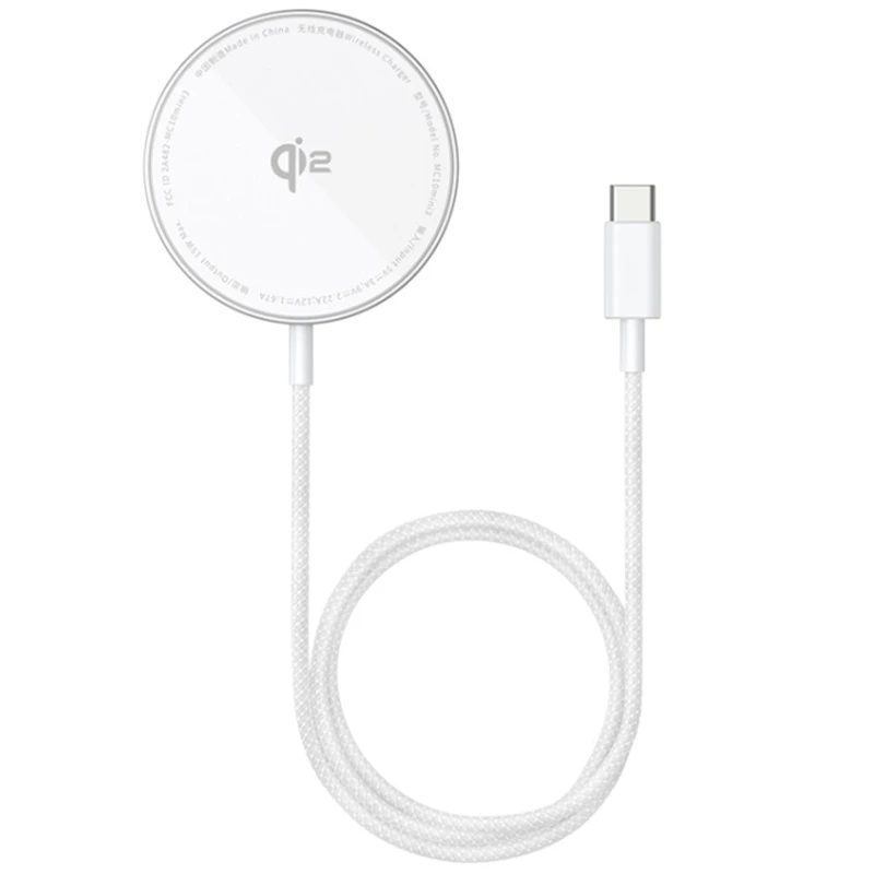 БЗП Baseus Simple Mini4 Air Magnetic Qi2 15W (P102782) – Frost Silver. Фото 1 з 3