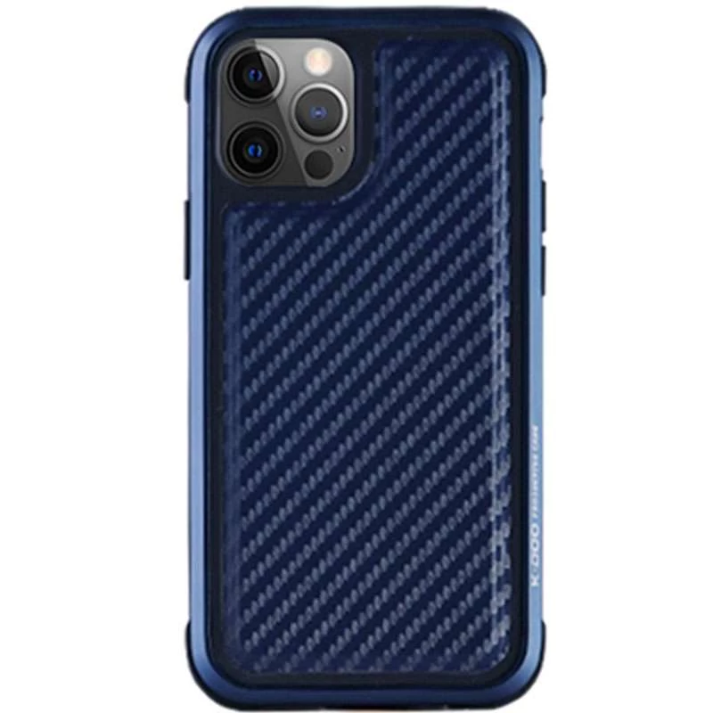 

Чехол PC+TPU+Metal K-DOO MARS для Apple iPhone 13 Pro (6.1") (Carbon Blue)