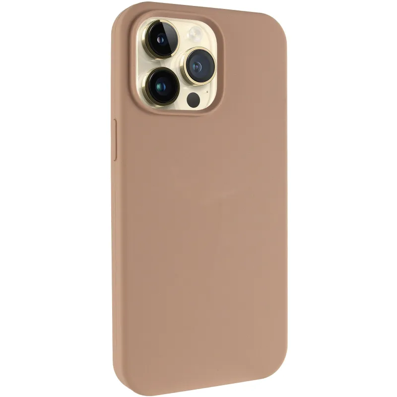 Чехол Silk Full Protective (AA) NO LOGO для Apple iPhone 13 Pro (6.1") – Бежевый / Desert Gold. Фото 1 из 5
