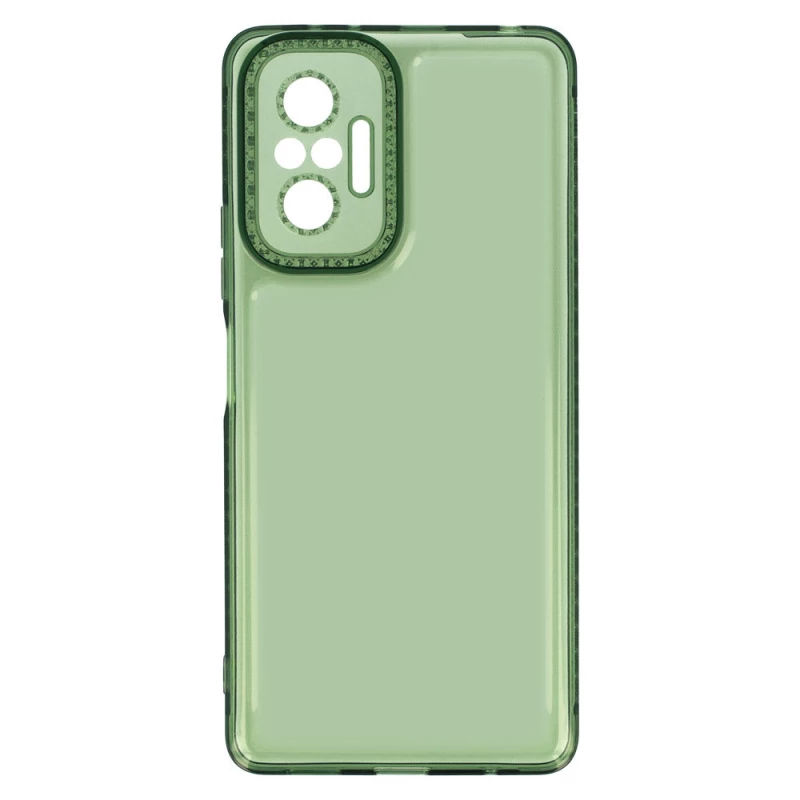 Силіконовий чохол з візерунком на Xiaomi Redmi Note 10 Pro – Зелений. Фото 4 з 5