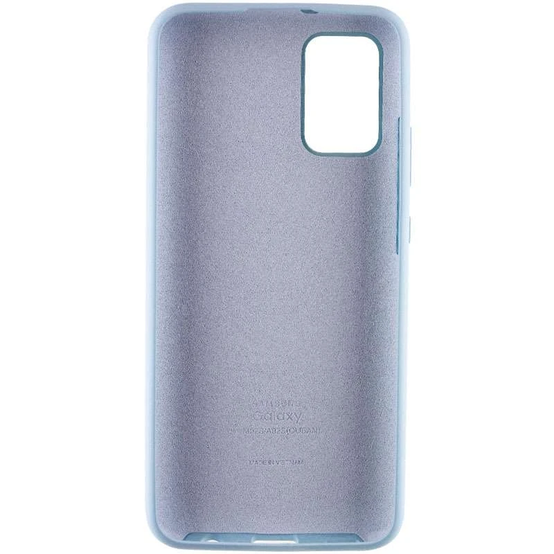 Чохол Silicone Case з закритим низом на Samsung Galaxy A02s – Блакитний / Lilac Blue. Фото 2 з 6