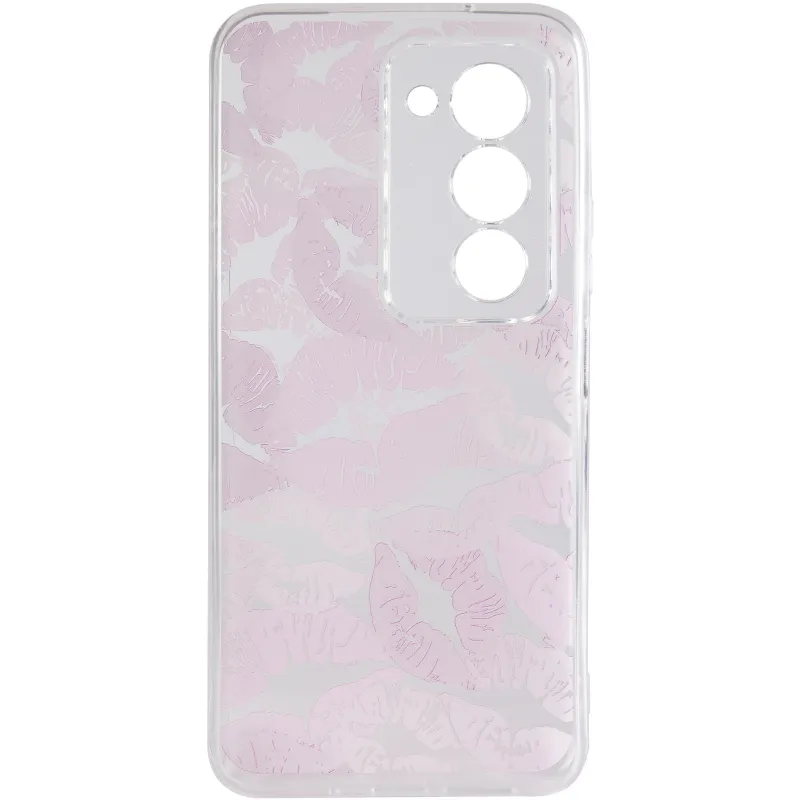 Чехол TPU Clear Joy для Xiaomi Redmi 15 4G (Global) / 5G – Kissing Pattern. Фото 4 из 6