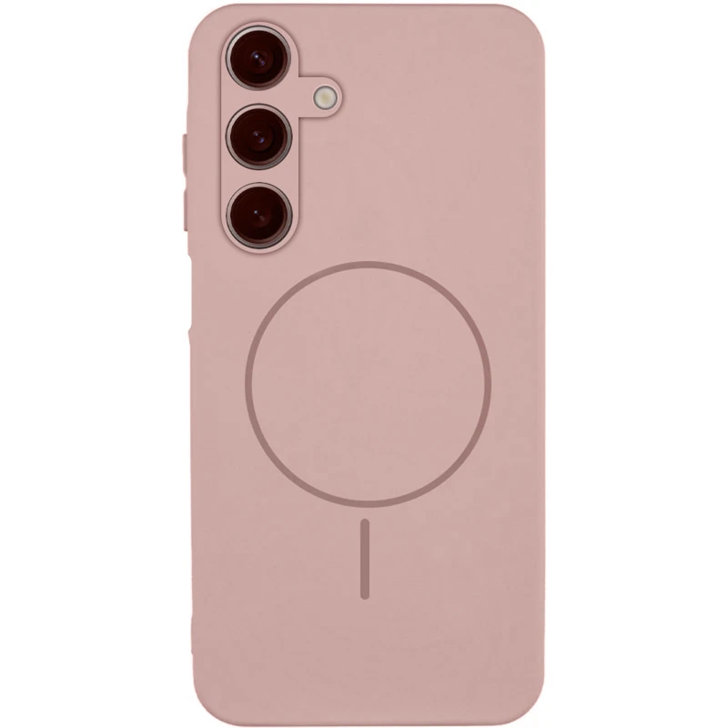 Силіконовий чохол Lakshmi MagFit з захистом камери для Samsung Galaxy A07 – Рожевий / Pink Sand. Фото 1 з 1