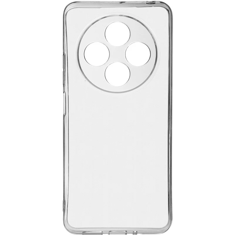 Силиконовый чехол с крытыми бортами для Xiaomi Poco C75 – Бесцветный (прозрачный). Фото 3 из 3