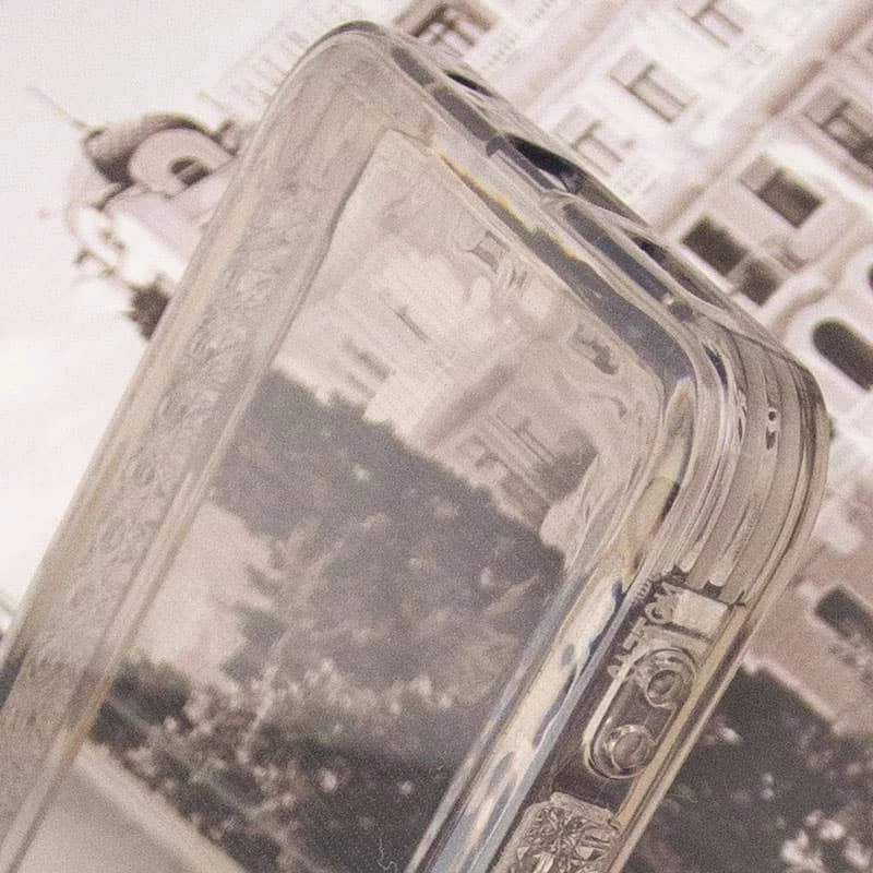 Силіконовий чохол з візерунком на Xiaomi Redmi Note 12 4G – Сірий. Фото 7 з 7